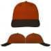 USA Made Blaze Orange-Black Lowstyle Structured Cap