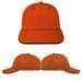 USA Made Orange-Black Lowstyle Structured Cap