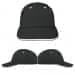 USA Made Dark Gray-White Lowstyle Structured Cap