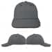 USA Made Light Gray-Black Lowstyle Structured Cap