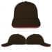 Black-Red Brushed Snapback Lowstyle, Virtual Image