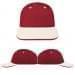 USA Made Red-White Lowstyle Structured Cap