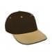 Black Lowstyle Structured-Khaki Visor, Eyelets