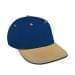 Navy Lowstyle Structured-Khaki Visor, Eyelets