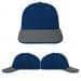USA Made Navy-Light Gray Lowstyle Structured Cap