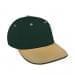 Hunter Green Lowstyle Structured-Khaki Visor, Eyelets