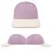 USA Made Pink-White Lowstyle Structured Cap