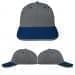 USA Made Light Gray-Navy Lowstyle Structured Cap