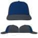 USA Made Navy-Dark Gray Lowstyle Structured Cap