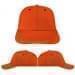 USA Made Orange-Black Lowstyle Structured Cap