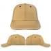 USA Made Khaki-Burgundy Lowstyle Structured Cap