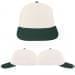 USA Made White-Hunter Green Lowstyle Structured Cap