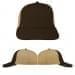 USA Made Black-Khaki Lowstyle Structured Cap