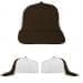 USA Made Black-White Lowstyle Structured Cap