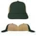 USA Made Hunter Green-Khaki Lowstyle Structured Cap