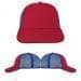 USA Made Red-Royal Blue Lowstyle Structured Cap