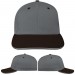 Light Gray-Black Domestic Snapback Prostyle VIRTUAL Image