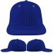 Royal Blue-Light Gray Domestic Snapback Prostyle VIRTUAL Image