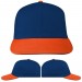 Navy-Orange Domestic Snapback Prostyle VIRTUAL Image
