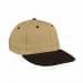 Khaki Prostyle Structured-Black Visor, Eyelets