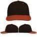 USA Made Black-Orange Prostyle Structured Cap