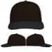 USA Made Black-Dark Gray Prostyle Structured Cap