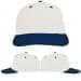 USA Made White-Navy Prostyle Structured Cap