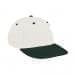White Prostyle Structured-Hunter Green Visor, Eyelets
