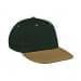Hunter Green Prostyle Structured-Khaki Visor, Eyelets