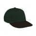 Hunter Green Prostyle Structured-Black Visor, Eyelets