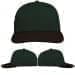 USA Made Hunter Green-Black Prostyle Structured Cap