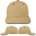 USA Made Khaki-Navy Prostyle Structured Cap