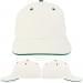 USA Made White-Kelly Green Prostyle Structured Cap