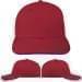 Red-Royal Blue Brushed Snapback Prostyle, Virtual Image