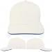White-Royal Blue Canvas Slide Buckle Prostyle, Virtual Image