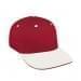 Red Prostyle Structured-White Visor, Eyelets