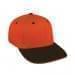 Orange Prostyle Structured-Black Visor, Eyelets