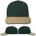 USA Made Hunter Green-Khaki Prostyle Structured Cap