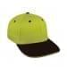 Safety Green Prostyle Structured-Black Visor, Eyelets