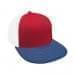 Red-Navy White Mesh Back Velcro Prostyle