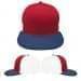 Red-Navy White Mesh Back Velcro Prostyle, Virtual Image