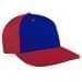 Royal Blue Prostyle Structured-Red Back Half, Visor