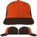 USA Made Orange-Black Prostyle Structured Cap