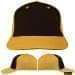 USA Made Black-Athletic Gold Prostyle Structured Cap