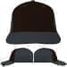 USA Made Black-Dark Gray Prostyle Structured Cap