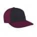 Dark Gray Prostyle Structured-Burgundy Back Half, Visor