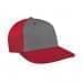 Light Gray Prostyle Structured-Red Back Half, Visor