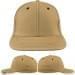 USA Made Khaki-Black Prostyle Structured Cap