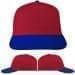 USA Made Red-Royal Blue Prostyle Structured Cap