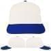 USA Made White-Royal Blue Prostyle Structured Cap